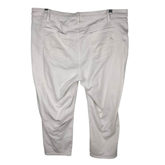 Talbots Straight Leg Crop Jean 20W White - Picture 2 of 12